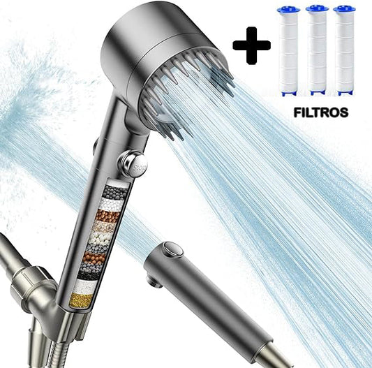 Pomme de Douche Haute Pression + 3 Filtres Offerts